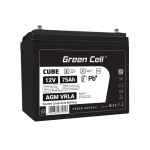 Green Green Cell AGM12V75AH-J UPS-aku Suletud pliiaku (VRLA) 12 V 75 Ah