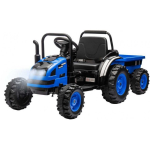 Electric Electric tractor with trailer Milly Mally Farmer blue