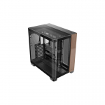 Antec C8 Curve Wood Full Tower Must, L&auml;bipaistev, Puit