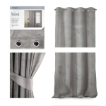 &Ouml;&ouml; &Ouml;&ouml; kardin r&otilde;ngastega AmeliaHome VELVET 140X270 cm, 1 tk, v&auml;rv: h&otilde;be