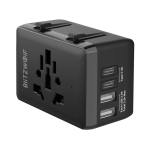 Blitzwolf BW-TA1 4-&uuml;hes reisialdaja 2xUSB + C + PD 20W
