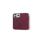 Apple Apple iPhone 12/12 Pro 6.1'' PC/TPU Metalliline Ikoniline Kontuur Kate Tume Roosa