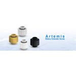 Bitspower Artemis Rotary Extender - Sandblast-H&otilde;bedane