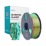 Sunlu PLA+ Silk Tri-V&auml;rviline Filament (oranž, sinine ja roheline)
