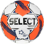 Select Ultimate European League Replic 2 v25 EHF k&auml;esurum&auml;ngu pall valge ja oranž 13521 (2)