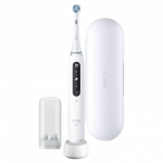 Oral-B iO Series 5 T&auml;iskasvanud P&ouml;&ouml;rlev/v&otilde;nkuv hambahari Valge