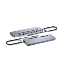 i-tec C31FLAT2PDPRO s&uuml;learvuti dokk ja pordireplikaator Juhtmega &uuml;hendatud USB 3.2 Gen 1 (3.1 Gen 1) Type-C H&otilde;be
