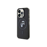 Case Case Karl Lagerfeld Apple iPhone 15 Pro HC MAGSAFE IML KC GLITTER Black