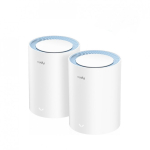 Cudy M1200 2-PACK wi-fi-v&otilde;rgu s&uuml;steem Kaks sagedusala (2,4 GHz / 5 GHz) Wi-Fi 5 (802.11ac) Valge 1 Sisemodem
