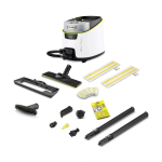 K&auml;rcher SC 5 DELUXE SIGNATURE LINE Silindriline aurupuhasti 1,3 l 2250 W Must, Valge