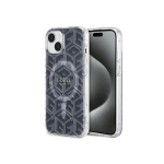 Case Case Original faceplate case GUESS GUHMP15SHGCUSTGK for iPhone 15 (Compatible with Magsafe / IML GCUBE / black)
