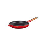 Le Le Creuset Cast iron pan with wooden handle &Oslash;28cm