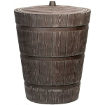Prosperplast RAIN WATER TANK RUSTICO BARREL 275L UMBRA WOOD