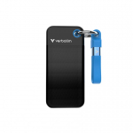 Verbatim Pocket SSD 1 TB USB t&uuml;&uuml;p-C 3.2 Gen 2 (3.1 Gen 2) Must, Sinine