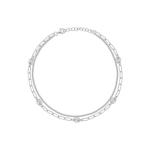 Brilio Brilio Silver Brilio Silver ANK105W Double Silver Leg Bracelet