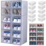 Lean Modular Shoe Rack Accessories, 5 Transparent Compartments