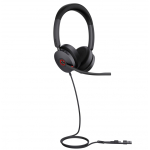 Yealink UH48 Dual Teams USB-C/A K&otilde;rvaklapp Juhtmega &uuml;hendatud Peav&otilde;ru K&otilde;ned/muusika USB Type-C / USB Type-A Must