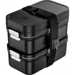 ZWILLING FRESH & SAVE 2 vaakumtoidukarpide komplekt, mustad