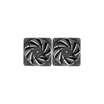 Mars Mars Gaming MF-NCLX2 Arvuti korpus Ventilaator 12 cm Must 2 tk