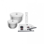 Zwilling &bdquo;Fresh&Save&ldquo; vacuum sealing starter set, 9 parts, stainless steel