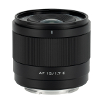 VILTROX AF 15mm F1.7 Air MILC (Peeglita vahetatavate objektiividega kaamera) Lainurk Must
