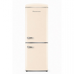 Ravanson LKK-315RM retro k&uuml;lmik 597 mm x 707 mm x 1943 mm | 315 l | Kogu No Frost | Energiaklass E | Kreem