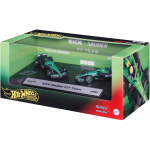 Mattel Mattel HOT WHEELS PREMIUM F1 Sauber Nico Hulkenbergi ja Gabriel Bortoleto autod (2 tk) (JMM92)