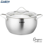 PUSIAI PUSIAI INOX+TALPA 22x11,5L, 4,3L, NICOLAI TAND, ORIGINI, COOKING BY HEINNER