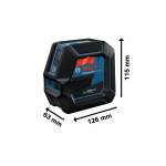 Combined Combined laser Bosch GCL 2-50 G PROFESSIONAL