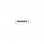Nedis ERGOTMM100BK monitori kinnitus ja alus 61 cm (24") Must Laud