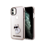 Karl Karl Lagerfeld Apple iPhone 11 / Xr 6.1 hardcase Ikonik Choupette Pink