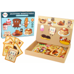 Puzzle Puzzle Lean Cars A set of educational magnetic puzzles with a food theme