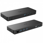 i-tec C31TRIPLEDOCKPDPRO2 s&uuml;learvuti dokk ja pordireplikaator Juhtmega &uuml;hendatud USB 3.2 Gen 1 (3.1 Gen 1) Type-C Must