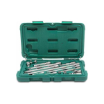 SATA Set 16 CZĘŚCIOWY AKCESORI&Oacute;W I PRZEDŁŻEK 1/4", 3/8"