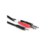 Hosa Hosa - Kabel PRO TRS 3.5mm - 2 x TS 6.35mm 3m