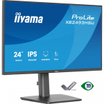 iiyama ProLite XB2493HSU-B1 PC lamekuvar 60,5 cm (23.8") 1920 x 1080 pikslit Full HD LED Must