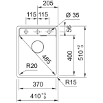 Franke Maris MRG 610-37 Fragranite Hall (114.0658.218)