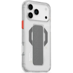 Skinarma Haxa korpus iPhone 17 Pro Max-ile, koos magnetilise laadimise ja hoidjaga, l&auml;bipaistev