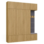 HAGA HAGA IV 3SZ1W Riidekapp &ndash; Artisan Oak