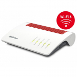 FRITZ!Box FRITZ!Box 7590 AX juhtmevaba ruuter Gigabit Ethernet Kaks sagedusala (2,4 GHz / 5 GHz) Valge