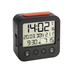 TFA TFA 60.2528.01 Bingo black Digital RC Alarm Clock w. Temper