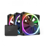 NZXT F120 RGB Triple Pack Arvuti korpus Ventilaator 12 cm Must 3 tk