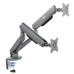 div div class"int_ce_html"Holder for two NanoRS gaming monitors, RGB LED lighting, 17-32", max. 9kg, VESA 75x75 / 100x100, RS166/div