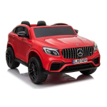 Lean Lean Cars Double electric car for children Mercedes GLC 63S QLS 4x4 red lacquered