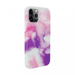 Evelatus Apple iPhone 12 Pro Max Premium Silicone case Customized Print Purple