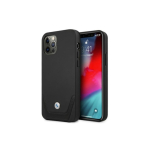Case Case BMW BMHCP12LRSWPK iPhone 12 Pro Max 6.7" black/black hard leather perforated case