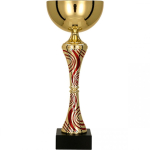 Detail Detail Gold and red metal cup