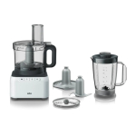 Braun FP3131WH k&ouml;&ouml;gikombain 800 W 2,1 l Hall, Valge