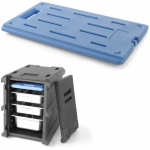 Cooling Cooling element insert for thermal boxes, insulating containers from 0 to 4C GN1/2 - Hendi 707777