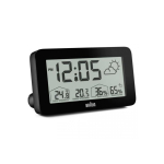 Braun BC 13 B DCF Radio Weather Station black